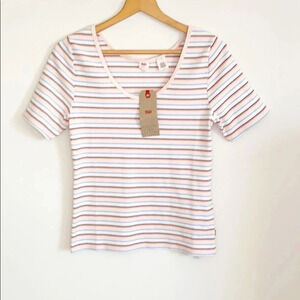 Levi’s Knit Stripe Midi Tee